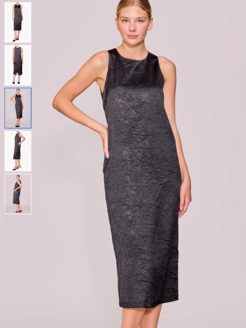 MELLODAY Textured Popover Shift Dress, size S